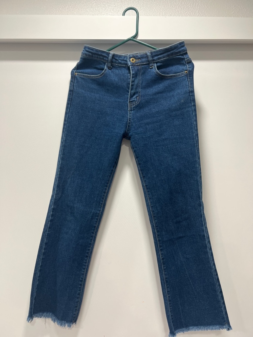 Women's Dark Blue Straight-Leg Jeans